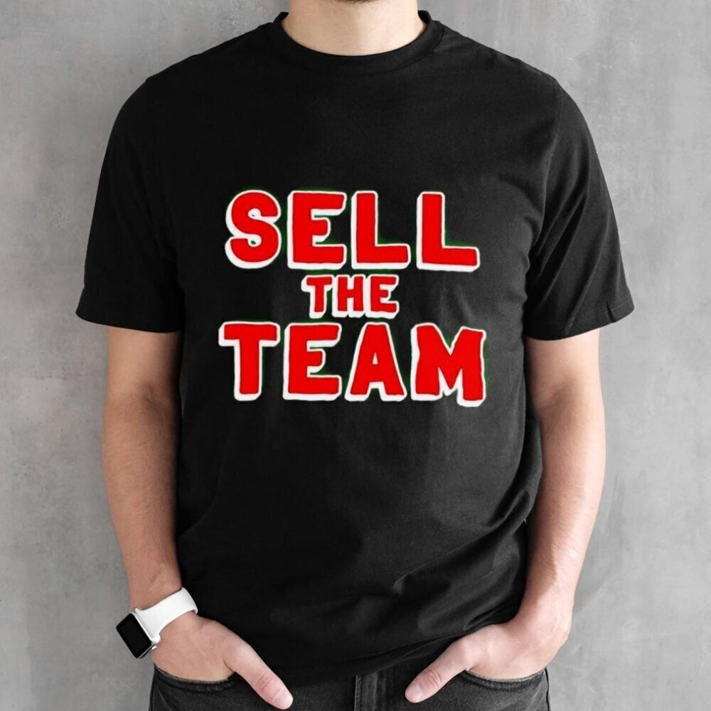 Sell The Team Detroit Pistons Graphic T-Shirt NBA Basketball Fan Protest Stateme